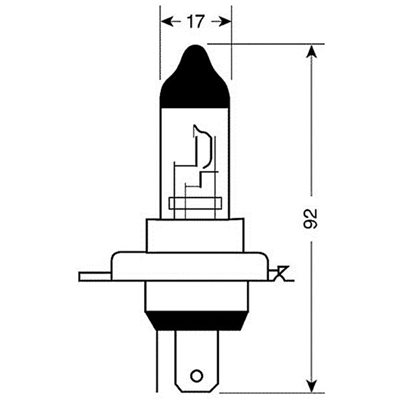 Λάμπες Η4 Xenon-Blue 12V 60/55W 4.500Κ Lampa L5819.4 2τμχ