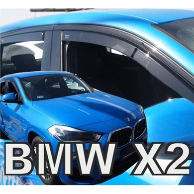 Heko Bmw X2 F39 5d 2018+ Σετ Ανεμοθραυστες Αυτοκινητου Απο Ευκαμπτο Φιμε Πλαστικο Heko - 4 Τεμ. ΑΝΕΜ.SET11175