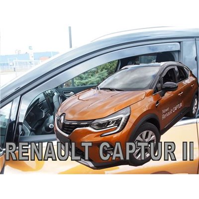 Heko Renault Captur 5d 2019+ Ζευγαρι Ανεμοθραυστες Απο Ευκαμπτο Φιμε Πλαστικο Heko - 2 Τεμ. ΑΝΕΜ.27012
