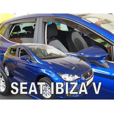 Heko Seat Ibiza 5d 2017+ Σετ Ανεμοθραυστες Αυτοκινητου Απο Ευκαμπτο Φιμε Πλαστικο Heko - 4 Τεμ. ΑΝΕΜ.SET28244