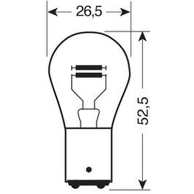 P21W 12V 21W Ba15S Διπολικό Blu-Xenon 2τμχ Lampa 5831.7-LM