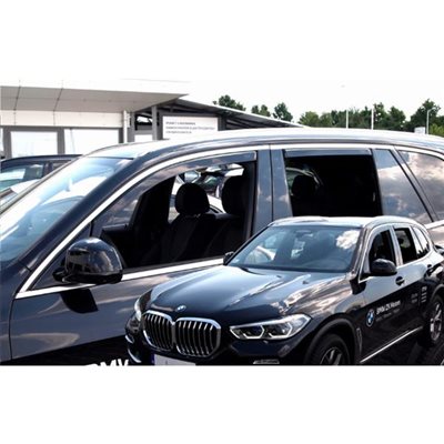Heko Bmw X5 G05 5d 2018+ -σετ Ανεμοθραυστες Αυτοκινητου Απο Ευκαμπτο Φιμε Πλαστικο Heko - 4 Τεμ. ΑΝΕΜ.SET11193