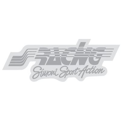 Αυτοκόλλητο Racing Ασημί Simoni Racing SRCR/4AR