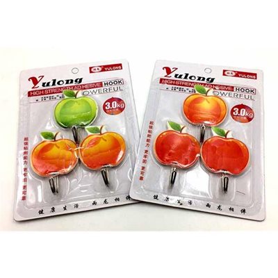 Κρεμαστράκια Αυτοκόλλητα Σετ 3τμχ Φρούτα Home&Style 73535026-200