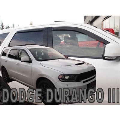 Heko Dodge Durango 5d 2011+ Σετ Ανεμοθραυστες Αυτοκινητου Απο Ευκαμπτο Φιμε Πλαστικο Heko - 4 Τεμ. ΑΝΕΜ.SET13426