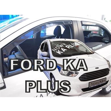 Heko Ford Ka Plus 5d 2014+ Σετ Ανεμοθραυστες Αυτοκινητου Απο Ευκαμπτο Φιμε Πλαστικο Heko - 4 Τεμ. ΑΝΕΜ.SET15328
