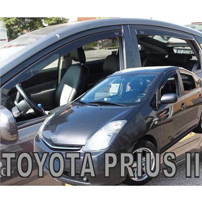 Heko Toyota Prius 2003-2009 Σετ Ανεμοθραυστες Αυτοκινητου Απο Ευκαμπτο Φιμε Πλαστικο Heko - 4 Τεμ. ΑΝΕΜ.SET29662
