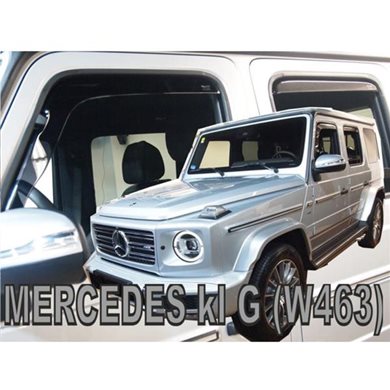 Heko Mercedes Klas G W463 5d 2018+ Σετ Ανεμοθραυστες Αυτοκινητου Απο Ευκαμπτο Φιμε Πλαστικο Heko - 4 Τεμ. ΑΝΕΜ.SET23628