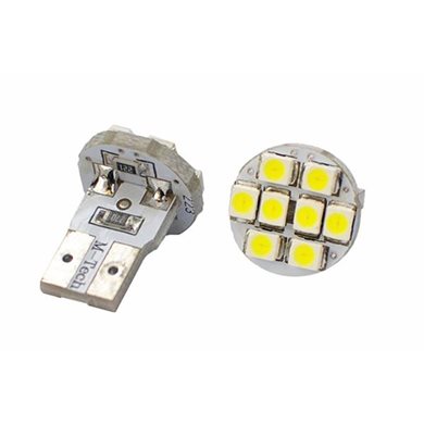 Λαμπά W5W 8xSMD 3528 12V Λευκή 2τμχ M-Tech LB078W/MT