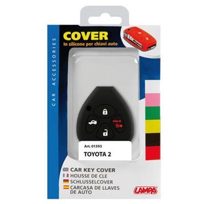 Lampa Toyota Type-1 Καλυμμα Κλειδιων Σιλικονης Μαυρο Χρωμα 1τεμ. L0159.3