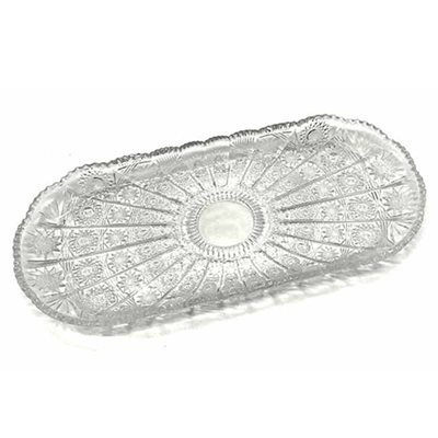Πιατέλα Γυάλινη Οβάλ Αστέρι Home&Style 73570054