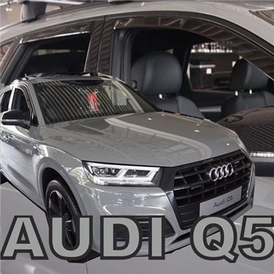Heko Audi Q5 5d 2016+ Σετ Ανεμοθραυστες Αυτοκινητου Απο Ευκαμπτο Φιμε Πλαστικο Heko - 4 Τεμ. ΑΝΕΜ.SET10266