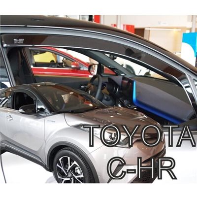 Heko Toyota C-hr 5d 2016+ Ζευγαρι Ανεμοθραυστες Απο Ευκαμπτο Φιμε Πλαστικο Heko - 2 Τεμ. ΑΝΕΜ.29644
