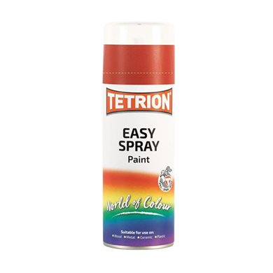 Χρωμα Σε Σπρευ Κοκκινο Εντονο Tetrion Easy Spray Bright Red Πολλαπλων Χρησεων 400ml