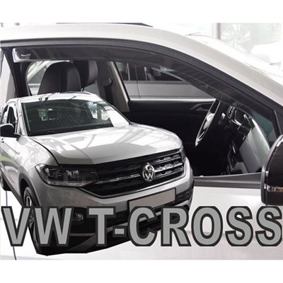 Heko Vw T-cross 5d 2019+ Ζευγαρι Ανεμοθραυστες Απο Ευκαμπτο Φιμε Πλαστικο Heko - 2 Τεμ. ΑΝΕΜ.31015