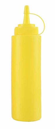 Μπουκάλι Σερβιρίσματος 650ml Κίτρινο Home&Style 735236501-100/10