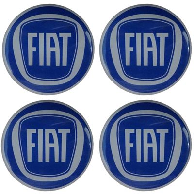 Race Axion Fiat Αυτοκολλητα Σηματα Ζαντων 5 Cm Μπλε Με Επικαλυψη Σμαλτου - 4 Τεμ. ΑΥΤ.15109