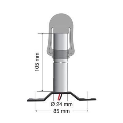 Lampa Βάση Στήριξης Φάρου Fix-3 85mm L7301.1