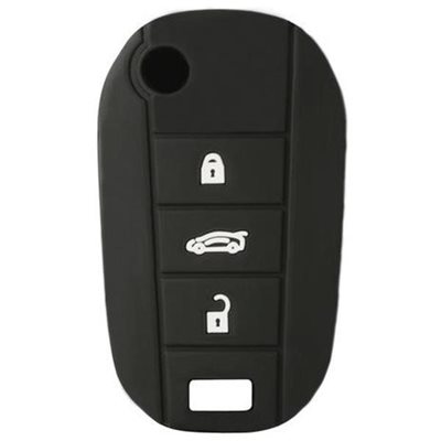 Lampa Peugeot Type-4 Καλυμμα Κλειδιων Σιλικονης Μαυρο Χρωμα 1τεμ. L0154.0