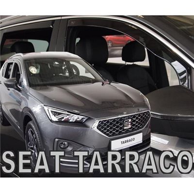Heko Seat Tarraco 5d 2019+ Σετ Ανεμοθραυστες Αυτοκινητου Απο Ευκαμπτο Φιμε Πλαστικο Heko - 4 Τεμ. ΑΝΕΜ.SET28257