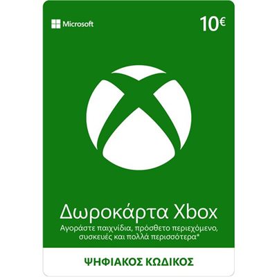 Microsoft Xbox Live 10 EUR Card - Ψηφιακός Κωδικός