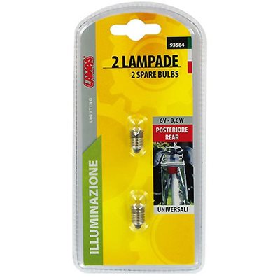 Σετ Λαμπάκια Ποδηλάτου 6V-0,6W Lampa 9358.4-LB 2τμχ