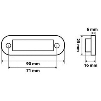 Lampa Φως Φορτηγου 4led Πρασινο L4149.4