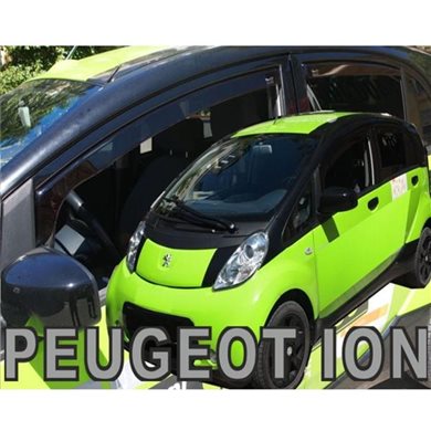Heko Peugeot Ion 5d 2010+ Σετ Ανεμοθραυστες Αυτοκινητου Απο Ευκαμπτο Φιμε Πλαστικο Heko - 4 Τεμ. ΑΝΕΜ.SET26160