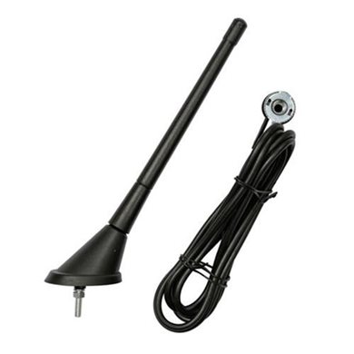 Κεραία Αυτοκινήτου Universal 18cm με Καλώδιο Lampa L4025.9