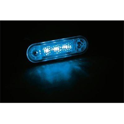 Lampa Φως Ογκου Φορτηγου 24v 3led 80x22mm Μπλε 1τεμ L9700.4