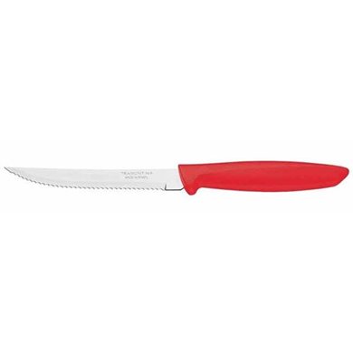 Μαχαίρι Μύτη Δόντι Plenus Tramontina Κόκκινο Home&Style 30223410/475-240/60 Σετ 12τμχ