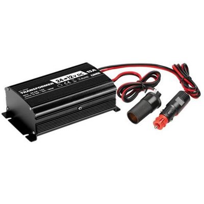Μετασχηματιστης Αναπτηρα Απο 24v (7,5α) Σε 12v (15a) 180w Με Καλωδιο 75cm