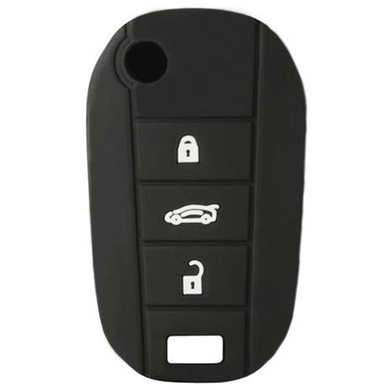 Lampa Peugeot Type-4 Καλυμμα Κλειδιων Σιλικονης Μαυρο Χρωμα 1τεμ. L0154.0