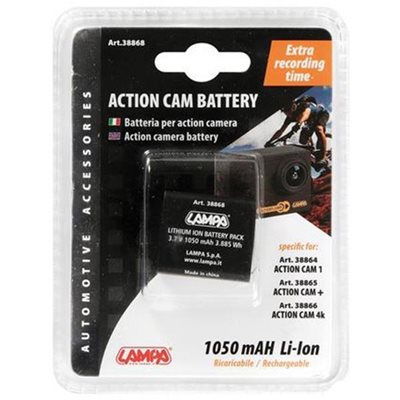 Lampa Μπαταρια Ανταλλακτικη Action Cam L3886.4-l3886.5-l3886.6 1050mah Li-lon L3886.8