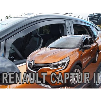 Heko Renault Captur 5d 2019+ Σετ Ανεμοθραυστες Αυτοκινητου Απο Ευκαμπτο Φιμε Πλαστικο Heko - 4 Τεμ. ΑΝΕΜ.SET27013