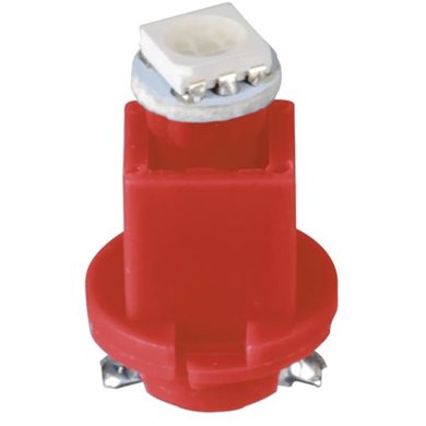 R11 24v B8,0 1smd Led 8lm Διαθλασης Κοκκινο Σακουλα 20τεμ.