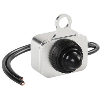 Διακοπτης 12v 6a Τιμονιου Μοτο Αδιαβροχος 6mm Αλουμινιου 1τεμ.