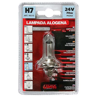 Lampa Λαμπα H7 24v 70w (px26d) L9821.3