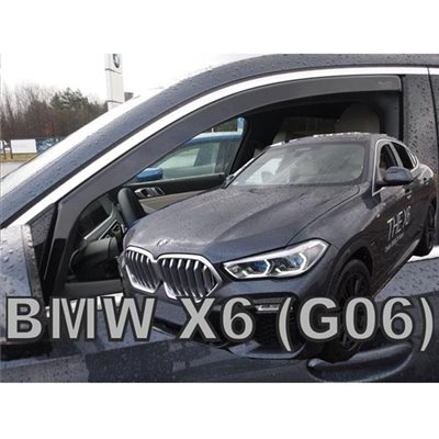Heko Bmw X6 G06 5d 2019+ Ζευγαρι Ανεμοθραυστες Απο Ευκαμπτο Φιμε Πλαστικο Heko - 2 Τεμ. ΑΝΕΜ.11190