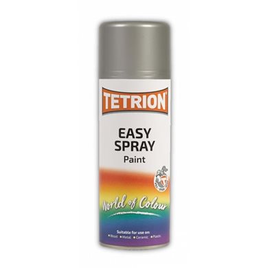 Χρωμα Σε Σπρευ Ασημι Χρωμιου Tetrion Easy Spray Silver Chrome Πολλαπλων Χρησεων 400ml
