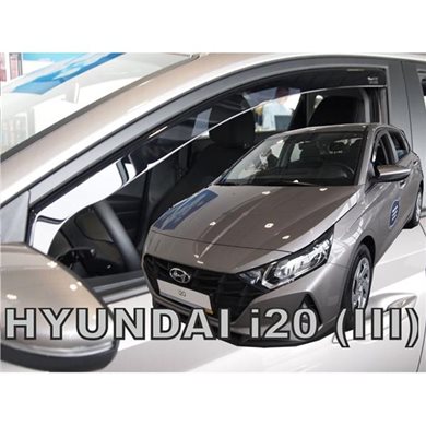 Heko Hyundai I20 5d 2020+ - Ζευγαρι Ανεμοθραυστες Αυτοκινητου Απο Ευκαμπτο Φιμε Πλαστικο Heko - 2 Τεμ. ΑΝΕΜ.17303