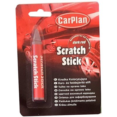 Στικ Επισκευης Γρατζουνιων Για Σκουρο Κοκκινο Χρωμα Carplan Scratch Stick Dark Red 1τεμ