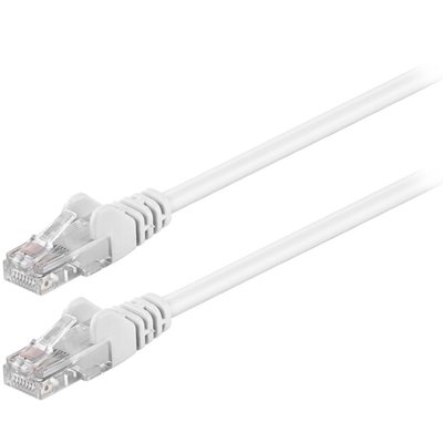 Καλώδιο Δικτύου Cat 5E U/UTP Patchcable 0.25m Λευκό Goobay 68614