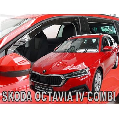 Heko Skoda Octavia 5d Combi 2020+ Σετ Ανεμοθραυστες Αυτοκινητου Απο Ευκαμπτο Φιμε Πλαστικο Heko - 4 Τεμ. ΑΝΕΜ.SET28357