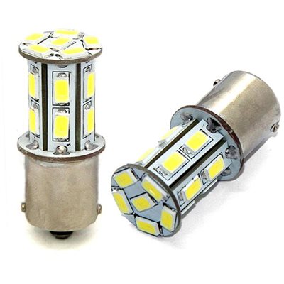 P21W 12V Ba15S Led 18xSMD5630 Premium Λευκό Μονοπολικό 1τμχ M-Tech L101W/MT