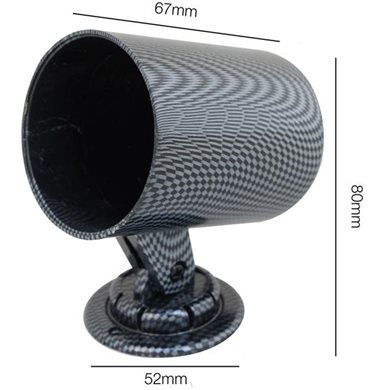 Βαση Ταμπλω Μονη (1) Carbon Look Περιστρεφομενη 52mm