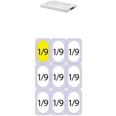 Καπάκι PP για Δοχεία Τροφίμων GN1/9 (108 x 176mm) PP-GN1/9-Lid