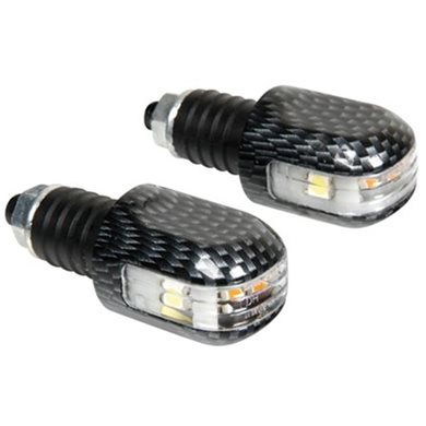 Αντιβαρο Τιμονιου Με Φλασ+led Carbon