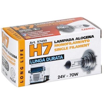 Lampa H7 24v 70w Long-life Αλογόνου 1τεμ. (σε Display 10τεμ.) L9749.9