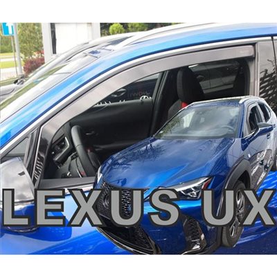 Heko Lexus Ux 5d 2019+ Ζευγαρι Ανεμοθραυστες Απο Ευκαμπτο Φιμε Πλαστικο Heko - 2 Τεμ. ΑΝΕΜ.30030